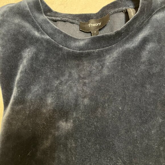 Womens Theory Velour Shirt - Picture 2 of 4